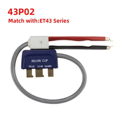 KUAIQU 43P02 Handheld LCR patch testclip Hold LCR test clip convenient Gold-plated clip SMD High Accuracy Electronics Repair