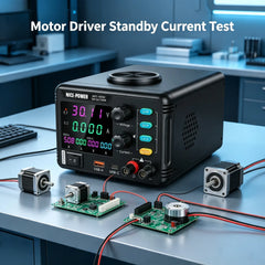 MPS-305QC 0-30V 5A Regulated DC Power Supply, High Precision DC Bench Power Source for Micro Stepper & BLDC Motor Driver Board Standby Current Measurement