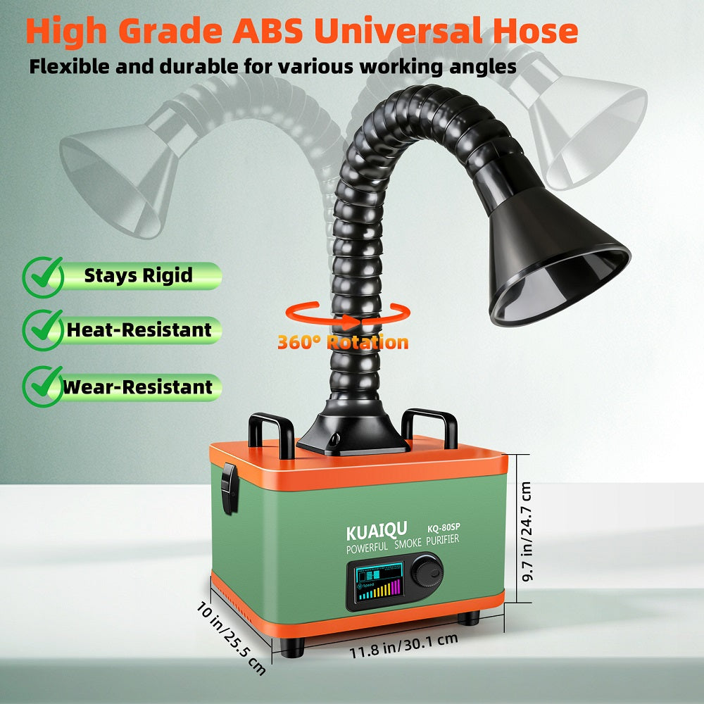 KQ-80SP 80W smoke absorber for industrial soldering and electronics manufacturing