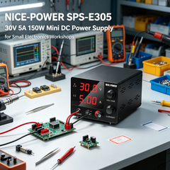 NICE-POWER SPS-E305 Mini DC Power Supply 30V 5A for Small Electronics Workshops