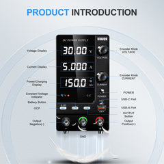 KUAIQU SPPS-C305C 30V 5A 150W Building Automation DC Power Supply for Control System Testing