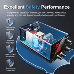 NICE-POWER SPS-E305 30V 5A 150W Adjustable DC Power Supply for Electronic Circuits &amp; Prototyping