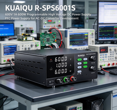 600V 1A 600W Programmable High Voltage DC Power Supply R-SPS6001S PFC Power Supply for AC-DC Converter Development