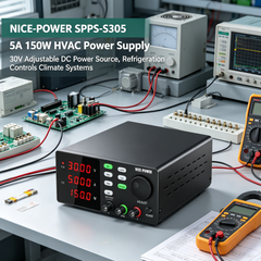NICE-POWER SPPS-S305 5A 150W HVAC Power Supply,30V Adjustable DC Power Source, Refrigeration Controls Climate Systems