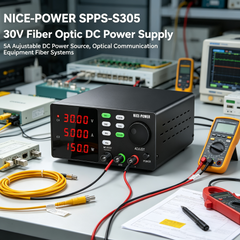 NICE-POWER SPPS-S305 30V Fiber Optic DC Power Supply,5A Adjustable DC Power Source, Optical Communication Equipment Fiber Systems