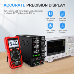 KUAIQU SPS-C3010S Automotive Test Power Supply for 12V & 24V Electronics