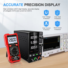 KUAIQU SPPS-C605C 60V 5A 300W Adjustable DC Power Supply for E-Bike Battery Charging
