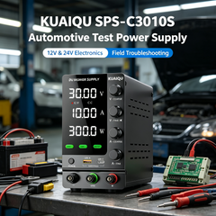 KUAIQU SPS-C3010S Automotive Test Power Supply for 12V & 24V Electronics