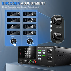 1000V High Voltage Programmable DC Power Supply for Solar PV Systems, Photovoltaic Power Supply with 4-Digit Display, Output Switch &OCP/OVP
