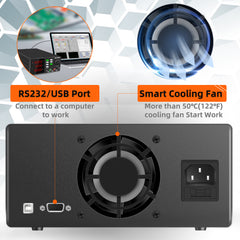 KUAIQU SPPS-S2001 200V 1A High Voltage DC Power Supply for Electronic Component Aging Testing