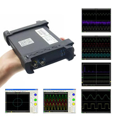 Oscilloscope numérique portable Hantek 6022BE, 2 canaux, 20 MHz, USB, 23 fonctions de mesure, vérification de réussite/échec 
