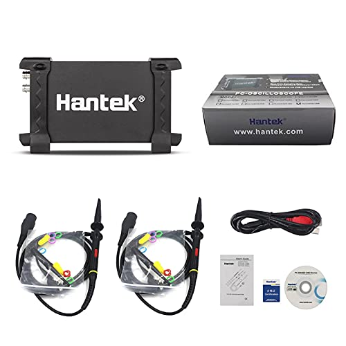 Hantek 6022BE Digital Oscilloscope Portable PC Based 2 Channels 20MHz USB Oscilloscopes 23 measurement functions, PASS/FAIL Check