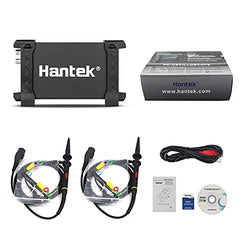 Oscilloscope numérique portable Hantek 6022BE, 2 canaux, 20 MHz, USB, 23 fonctions de mesure, vérification de réussite/échec 
