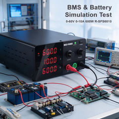 60V DC Power Supply for 48V System Testing R-SPS6010 0-60V 0-10A 600W NICE-POWER Adjustable Bench Supply