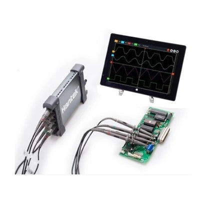Hantek 6104BC PC USB Oscilloscope 4 Digital Channels 100MHz Bandwidth 1GSa/s 2mV-10V/DIV Input Sensitivity Electronics R & D
