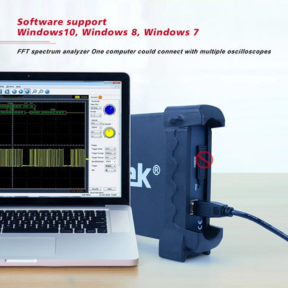 Hantek 6104BD virtual Oscilloscope 4 Channels Arbitrary Waveform Generator 100MHz Bandwidth Powered By USB 2.0 Interface new original