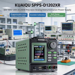 60V 100V 120V 2A 240W Precision Analog Instrumentation Power Supply, SPPS-D1202X-R Programmable Linear DC Bench Power Supply