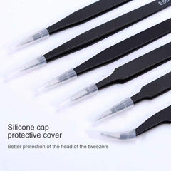 6PCS Precision Tweezers Set 7