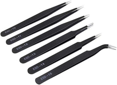 6PCS Precision Tweezers Set 8