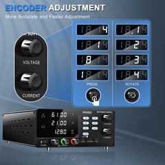 KUAIQU R-SPS6020C 60V 20A EV Battery Testing Power Supply for Energy Storage System
