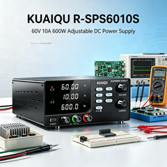 Alimentation de laboratoire DC KUAIQU R-SPS6010S-USB 60V 10A 600W à haut rendement et télécommande pour équipement industriel