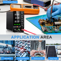 KUAIQU SPS-C3010S Precision Bench Power Supply for PCB Repair &Circuit Troubleshooting