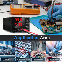 NICE-POWER SPS-E305 30V 5A 150W Adjustable DC Power Supply for Electronic Circuits &amp; Prototyping