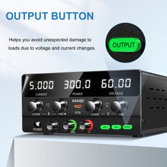 KUAIQU SPPS-H605 60V 5A 300W Adjustable DC Power Supply for Multi-Voltage Device Testing
