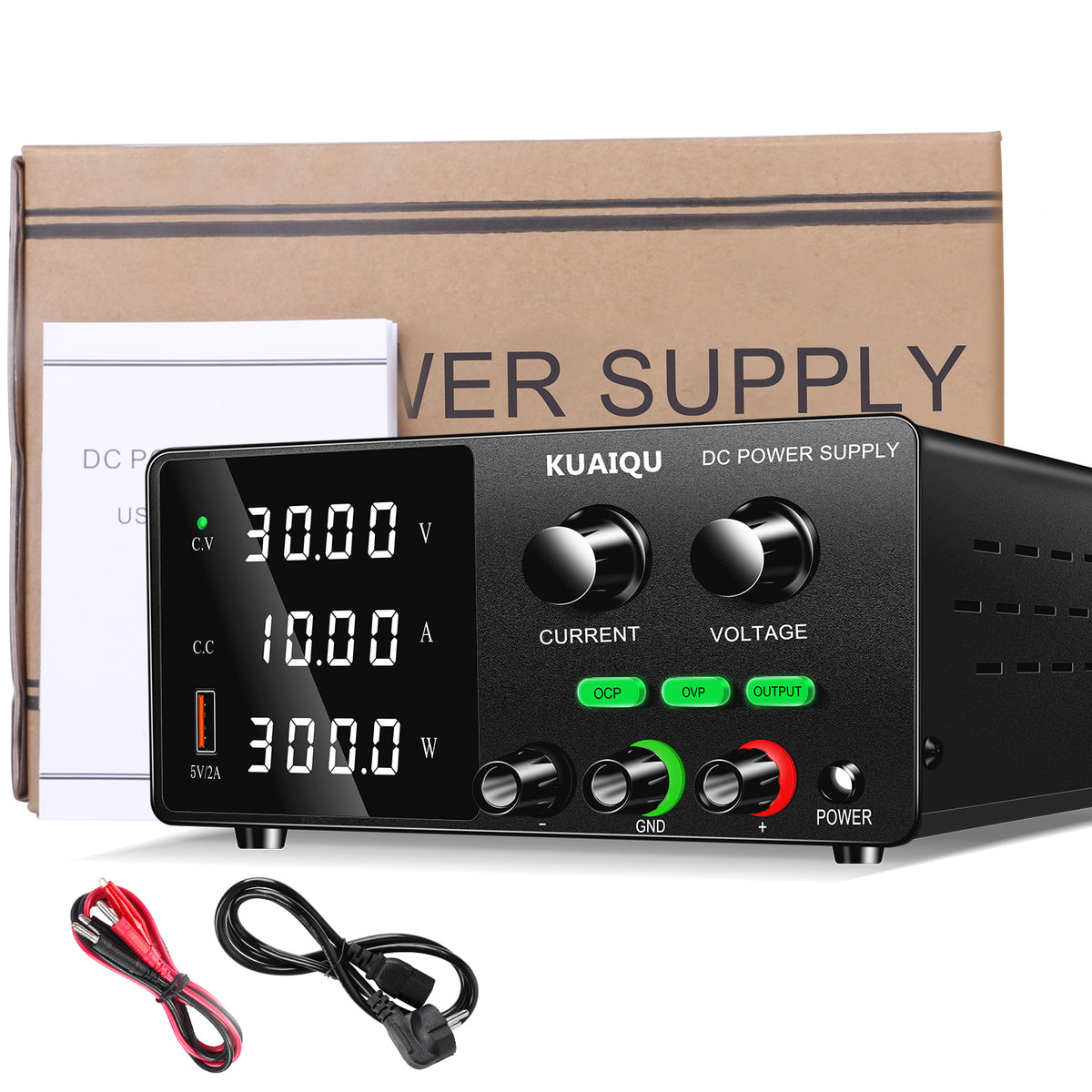 KUAIQU SPPS-G3010 30V 10A 300W Automotive Electronics DC Power Supply for 12V & 24V Systems