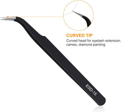 9PCS Precision Tweezers Set 5