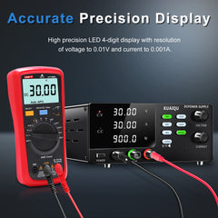 KUAIQU R-SPS3030S 30V 30A 900W High Current DC Power Supply for Battery Testing & Charging