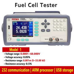 Fuel cell tester Benchtop Battery Internal Resistance Tester 60V 120V 33kΩ 232 communication ARM processor USB storage