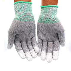 Anti static gloves M*2 for printing and packaging industry