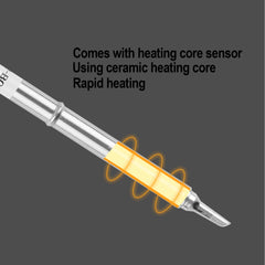 Pointe de fer à souder T12-BC2 à chaud, noyau chauffant à pointe en fer à cheval, chauffage interne à température constante 