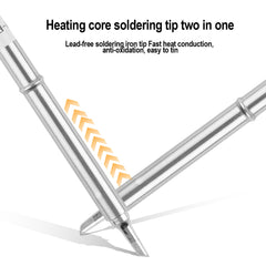 Pointe de fer à souder T12-BC2 à chaud, noyau chauffant à pointe en fer à cheval, chauffage interne à température constante 