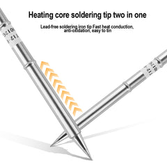 Punta para soldador T12-BL T12, sin plomo, respetuosa con el medio ambiente, elemento calefactor integrado, accesorios para soldador 