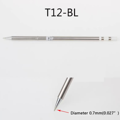 Punta para soldador T12-BL T12, sin plomo, respetuosa con el medio ambiente, elemento calefactor integrado, accesorios para soldador 