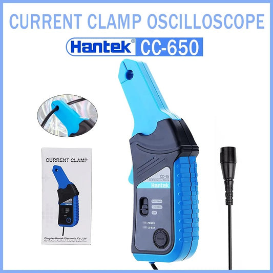 Hantek CC-65 AC/DC Multimeter Current Clamp Meter with BNC Connector Up to 20 kHz 20mA to 65A DC Current Clamp Oscilloscope