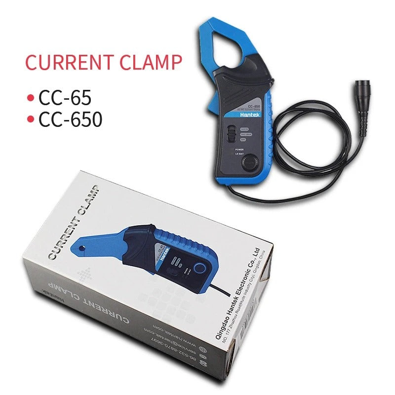 Hantek CC-65 AC/DC Multimeter Current Clamp Meter with BNC Connector Up to 20 kHz 20mA to 65A DC Current Clamp Oscilloscope