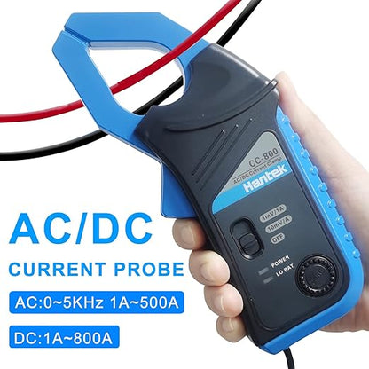 Hantek CC-800 AC/DC Oscilloscope Current Probe  with 5kHz Bandwidth for Power Circuit and Motor Drive Measurements - Up to 800A