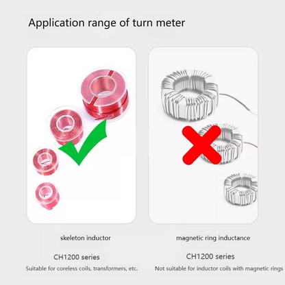 Coil number tester 0-30000 turns suitable for testing various types of winding coils such as motors, transformers, generator windings