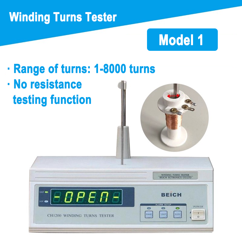 80000 laps Winding Turn Tester Coil Turns Tester 0.003% accuracy No resistance testing function Transformer Coil Turns Tester