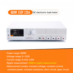 DC Electronic Load Meter 500KHz 600W 900W 1200W  Battery withstand voltage capacity tester 150V Multiple measurement modes