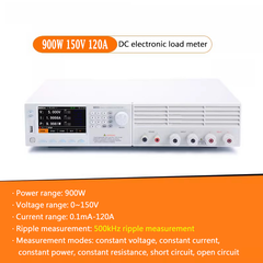 DC Electronic Load Meter 500KHz 600W 900W 1200W  Battery withstand voltage capacity tester 150V Multiple measurement modes