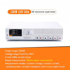 DC Electronic Load Meter 500KHz 600W 900W 1200W  Battery withstand voltage capacity tester 150V Multiple measurement modes