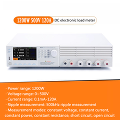 500kHz program-controlled DC electronic load 500V 60A 120A 600W 900W 1200W High-precision Multifunction Battery Capacity Tester