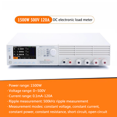 Programmable DC Electronic Load tester 1500W 150V 500V 120A 240A 500kHz Electronic Load Power Discharge Tester for CC/CV