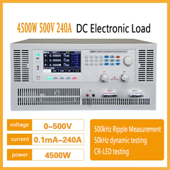 DC electronic load 4500W 150V 500V 240A 500kHz with Ripple Measurement Single Channel Digital Load Battery Tester