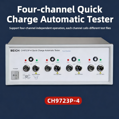 4 - channel Fast Charging Automatic Tester 100W 25V 10A with High performance ARM processor Battery discharge test, dynamic test, list test