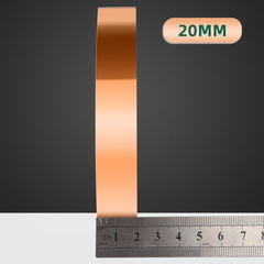 Le ruban adhésif en feuille de cuivre avec adhésif conducteur résout les interférences électromagnétiques et l'électricité statique